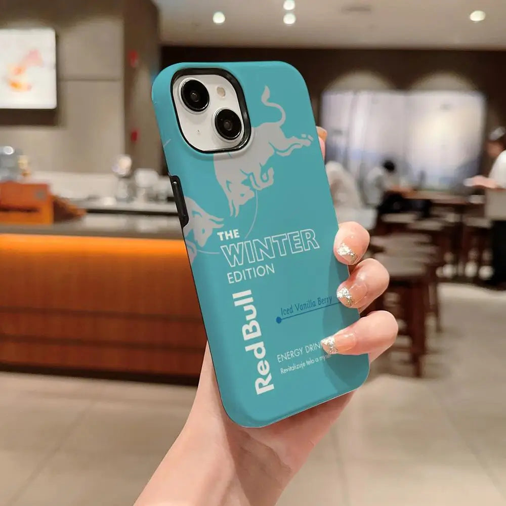 Fashion Red B-bulleS Logo Phone Case For IPhone 1716 15 14 13 12 11 Pro Max X XR XSMax 7 8 Plus Glossy Film Hard PC Cover