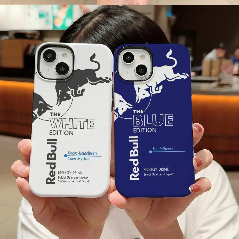 Fashion Red B-bulleS Logo Phone Case For IPhone 1716 15 14 13 12 11 Pro Max X XR XSMax 7 8 Plus Glossy Film Hard PC Cover