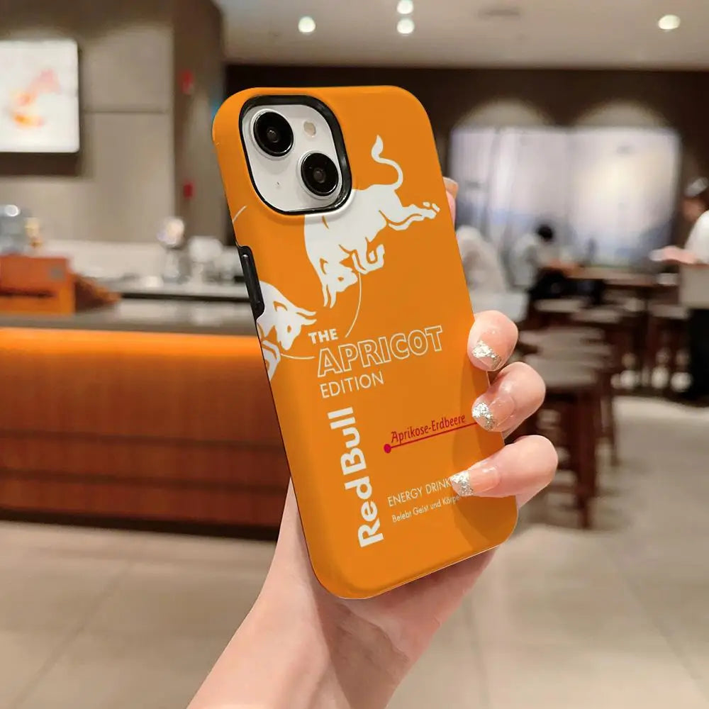 Fashion Red B-bulleS Logo Phone Case For IPhone 1716 15 14 13 12 11 Pro Max X XR XSMax 7 8 Plus Glossy Film Hard PC Cover